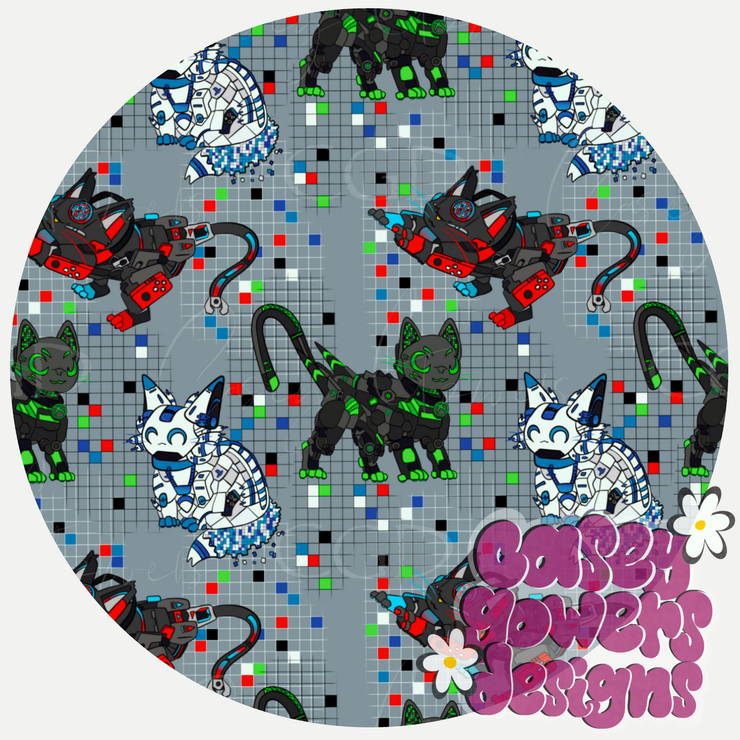 CONSOLE KITTY SEAMLESS