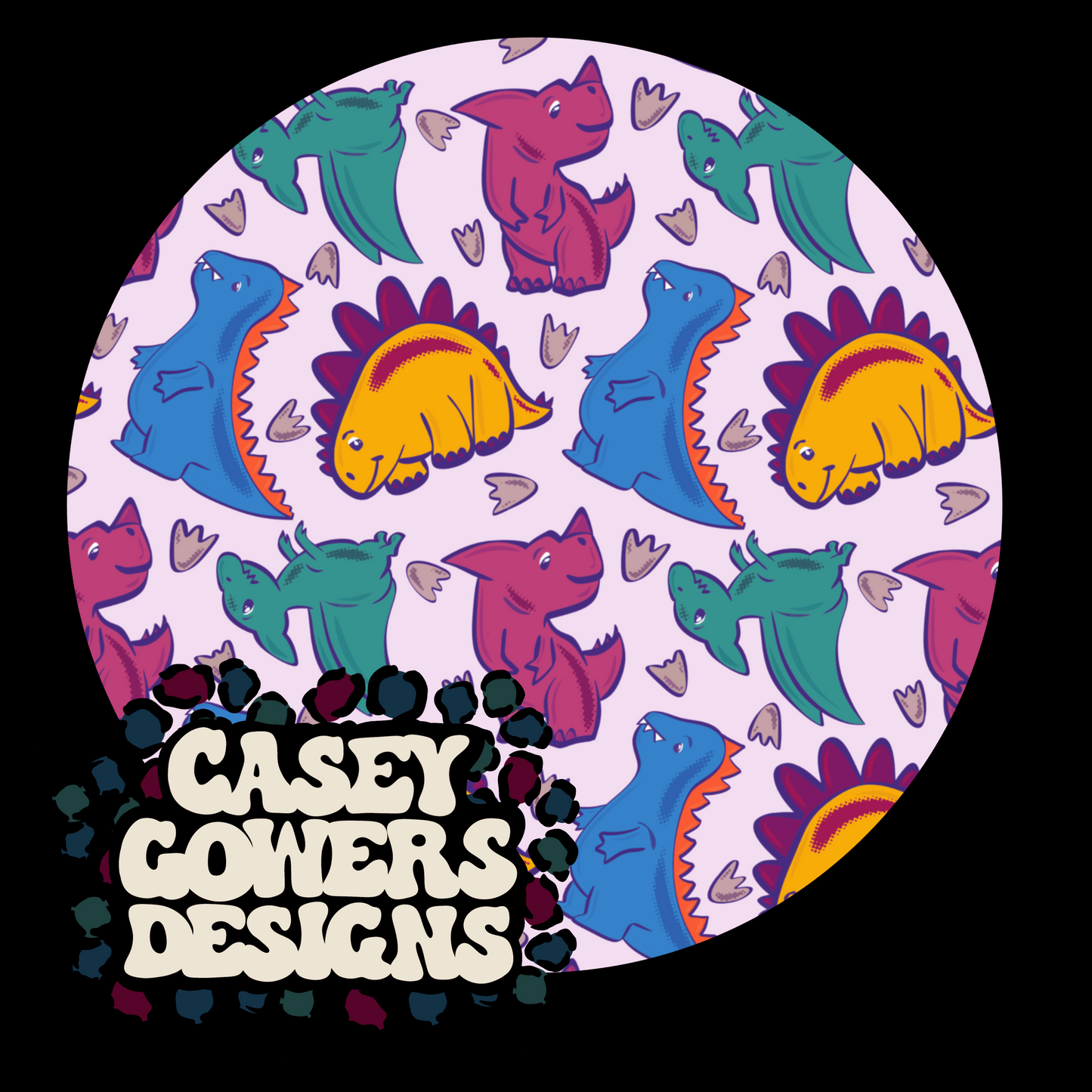 BRIGHT DINO SEAMLESS