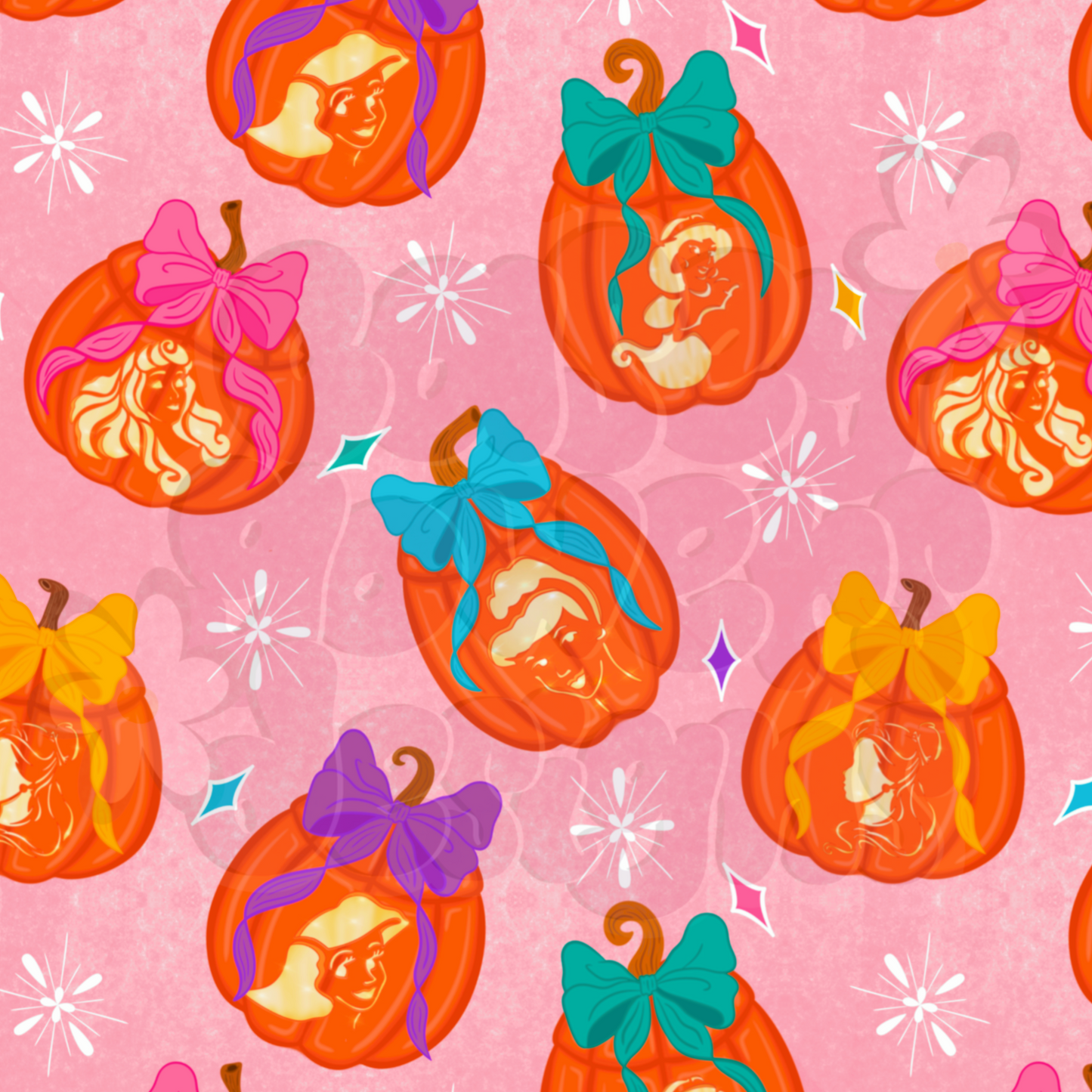 Jack-o-princess SEAMLESS