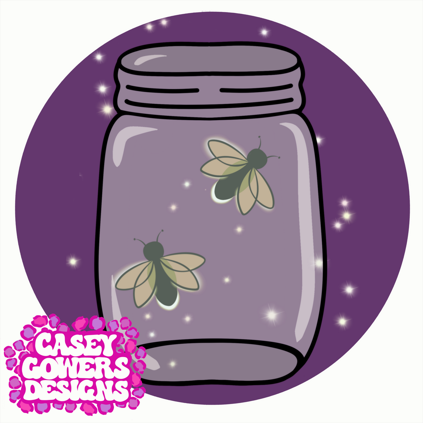 FIREFLY PURPLE SEAMLESS AND PNG