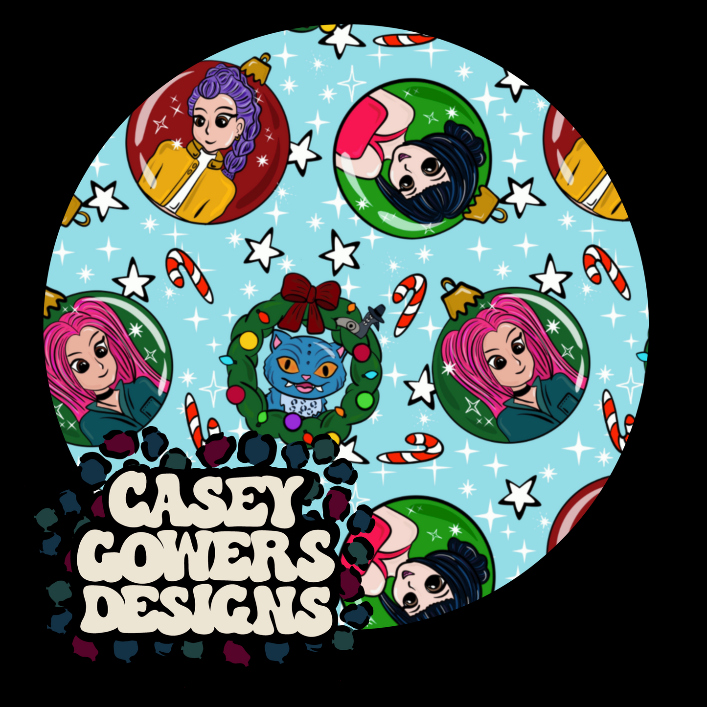 HUNTRIXX ORNAMENT SEAMLESS