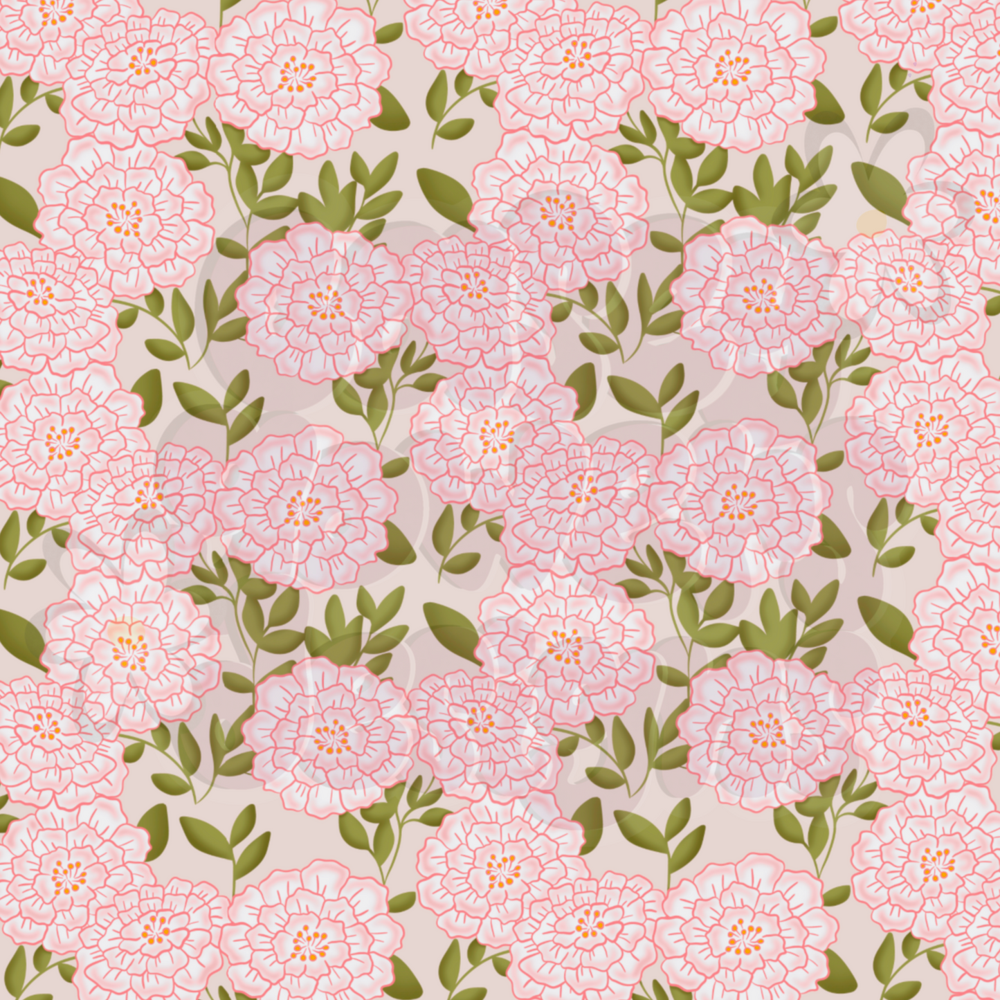 BLOOMIN BLISS BLUSH FLORAL SEAMLESS