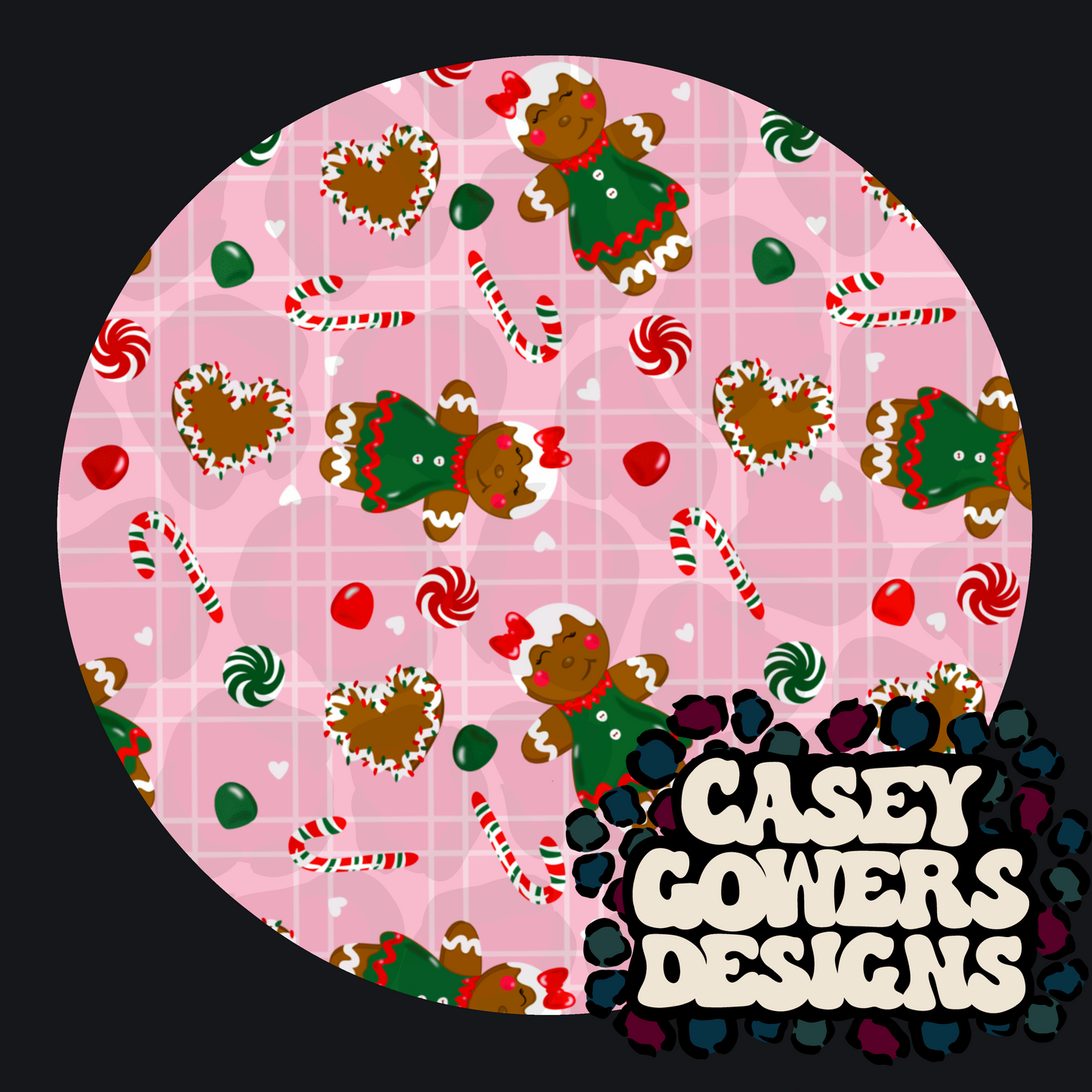 GIRLY GINGERBREAD SEAMLESS