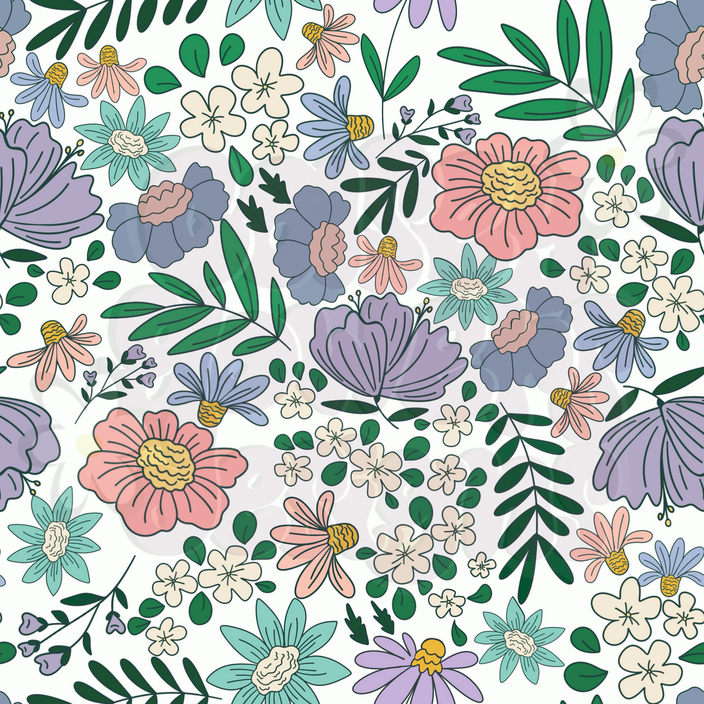 DAILY BLOOMS SEAMLESS