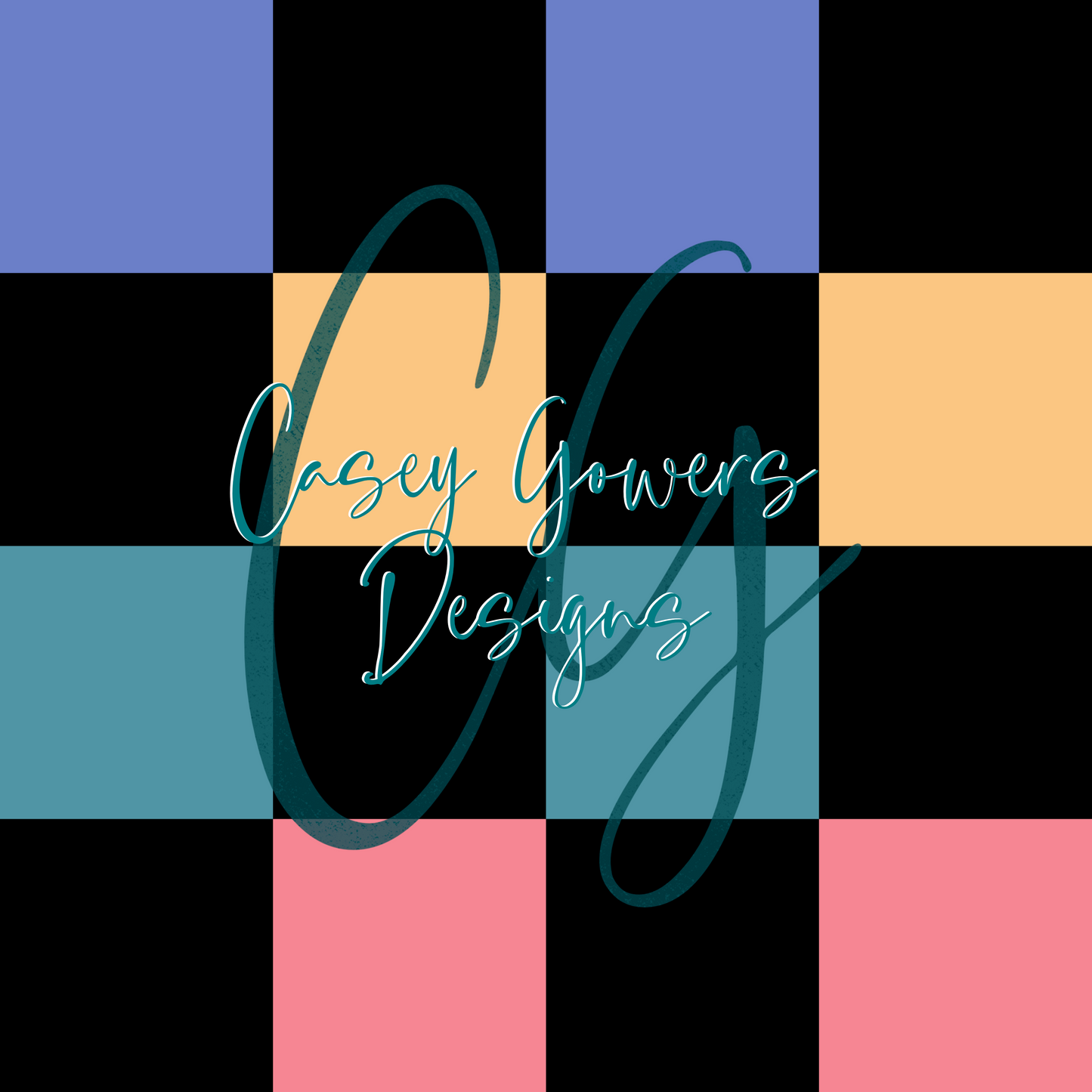 BRIGHT SIDE FLORAL BLUE with coord SEAMLESS