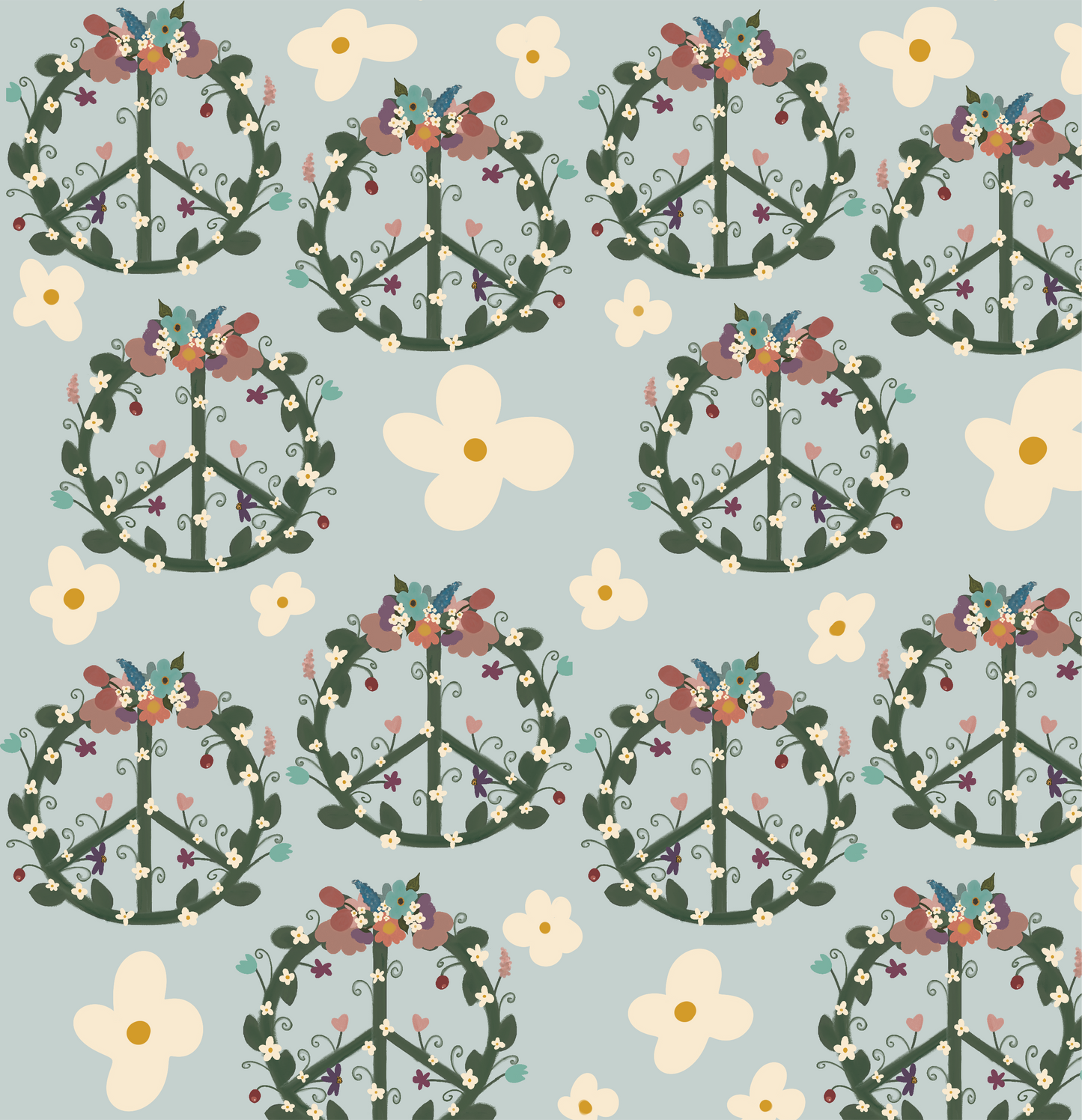 PEACE PETAL BLUE