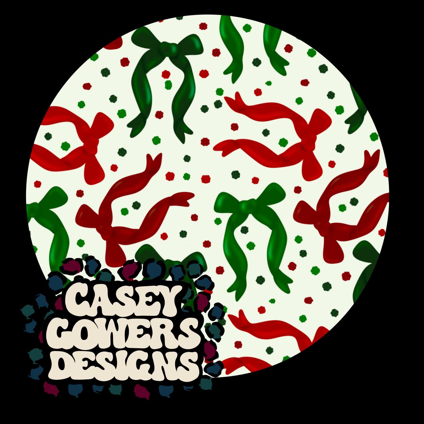 HOLIDAY RIBBON SEAMLESS