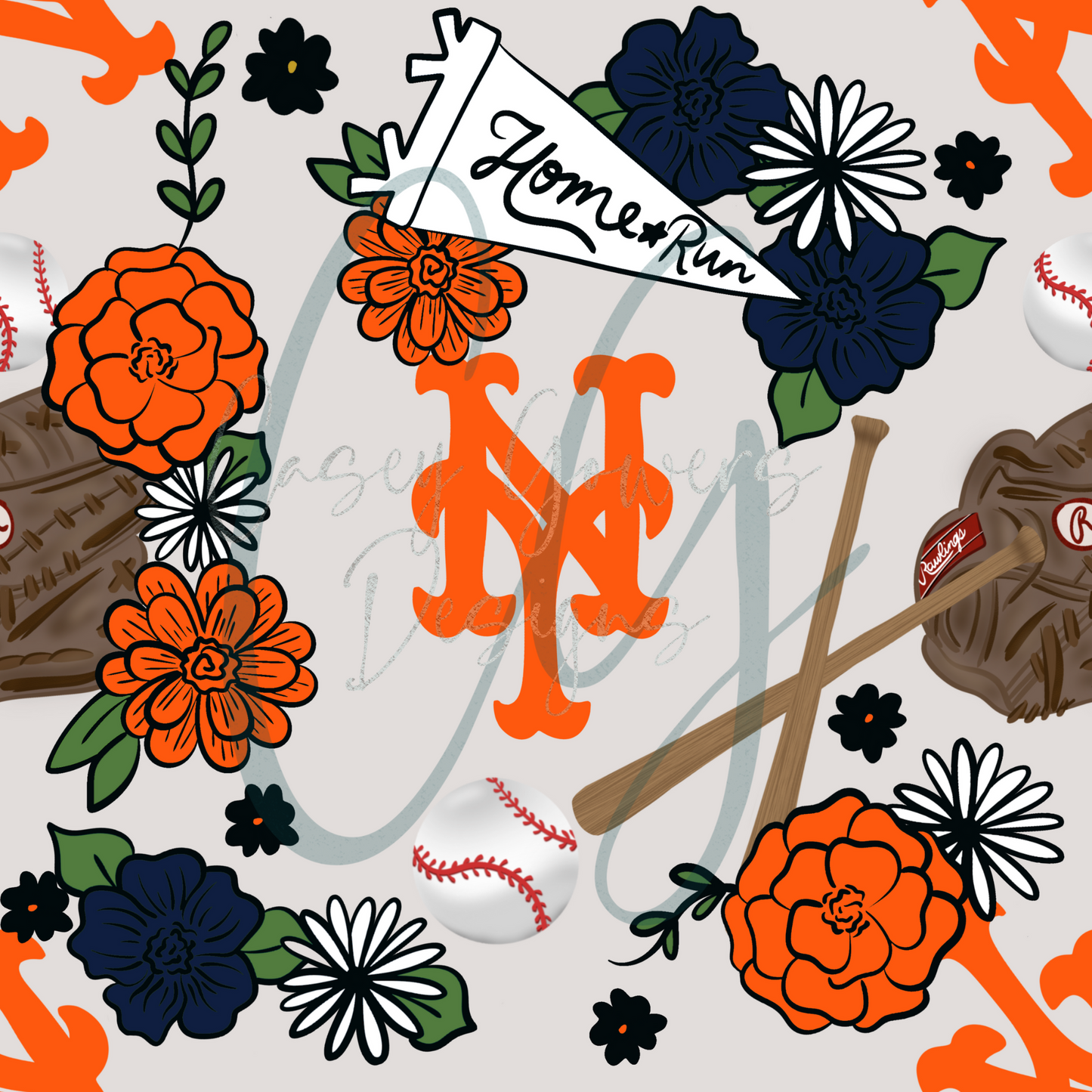 FLORAL METS SEAMLESS