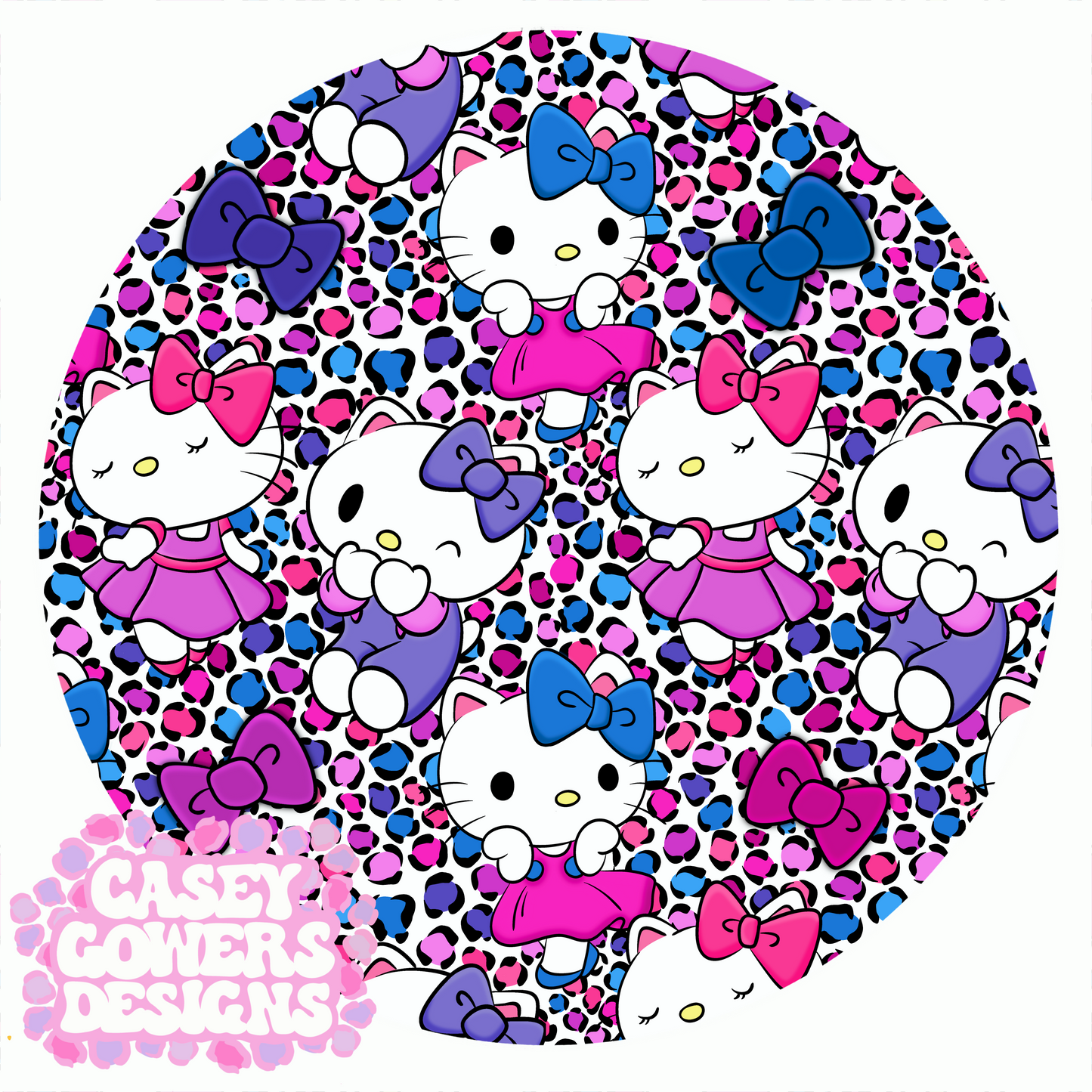 HI KITTY LEOPARD SEAMLESS