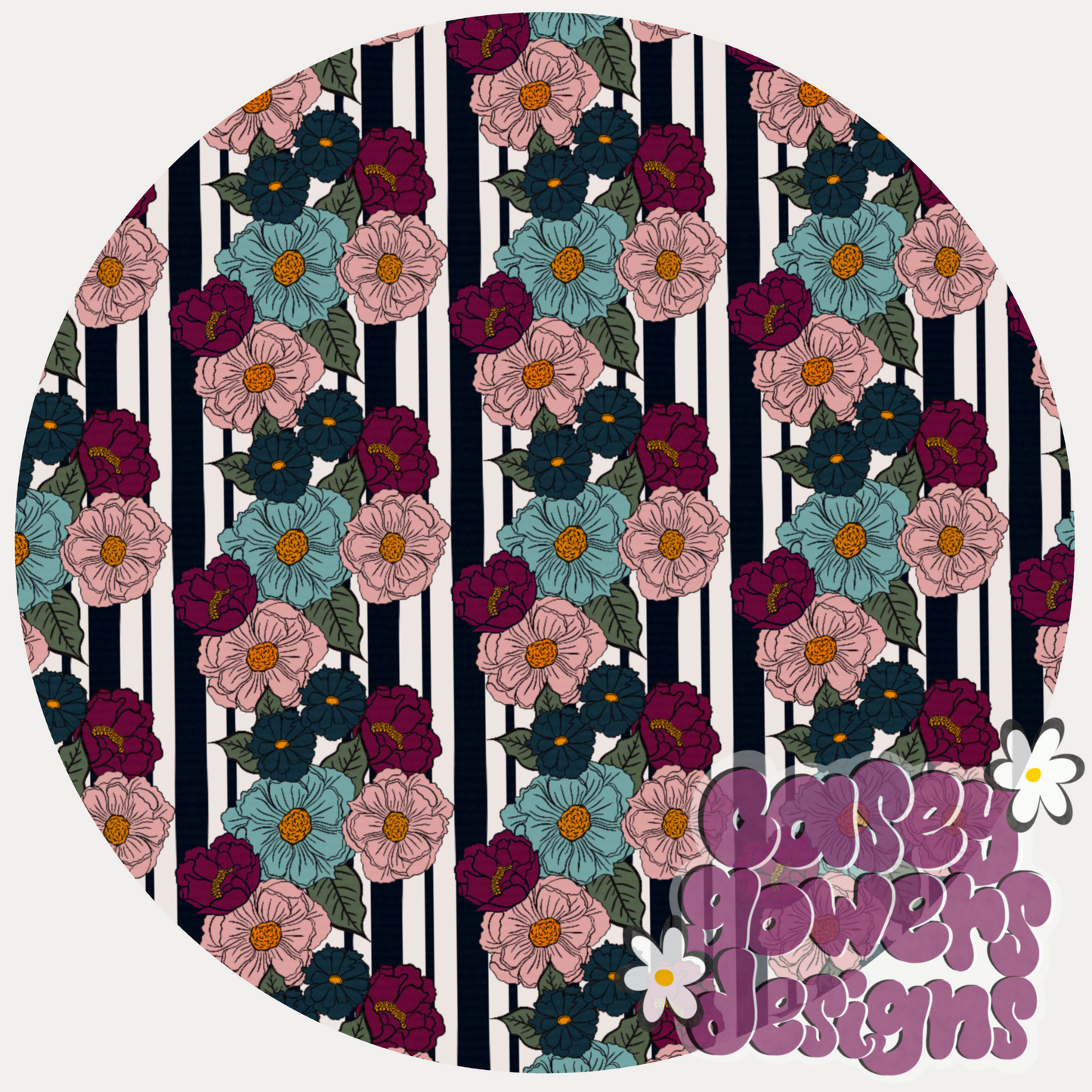 WALLPAPER FLORAL SEAMLESS