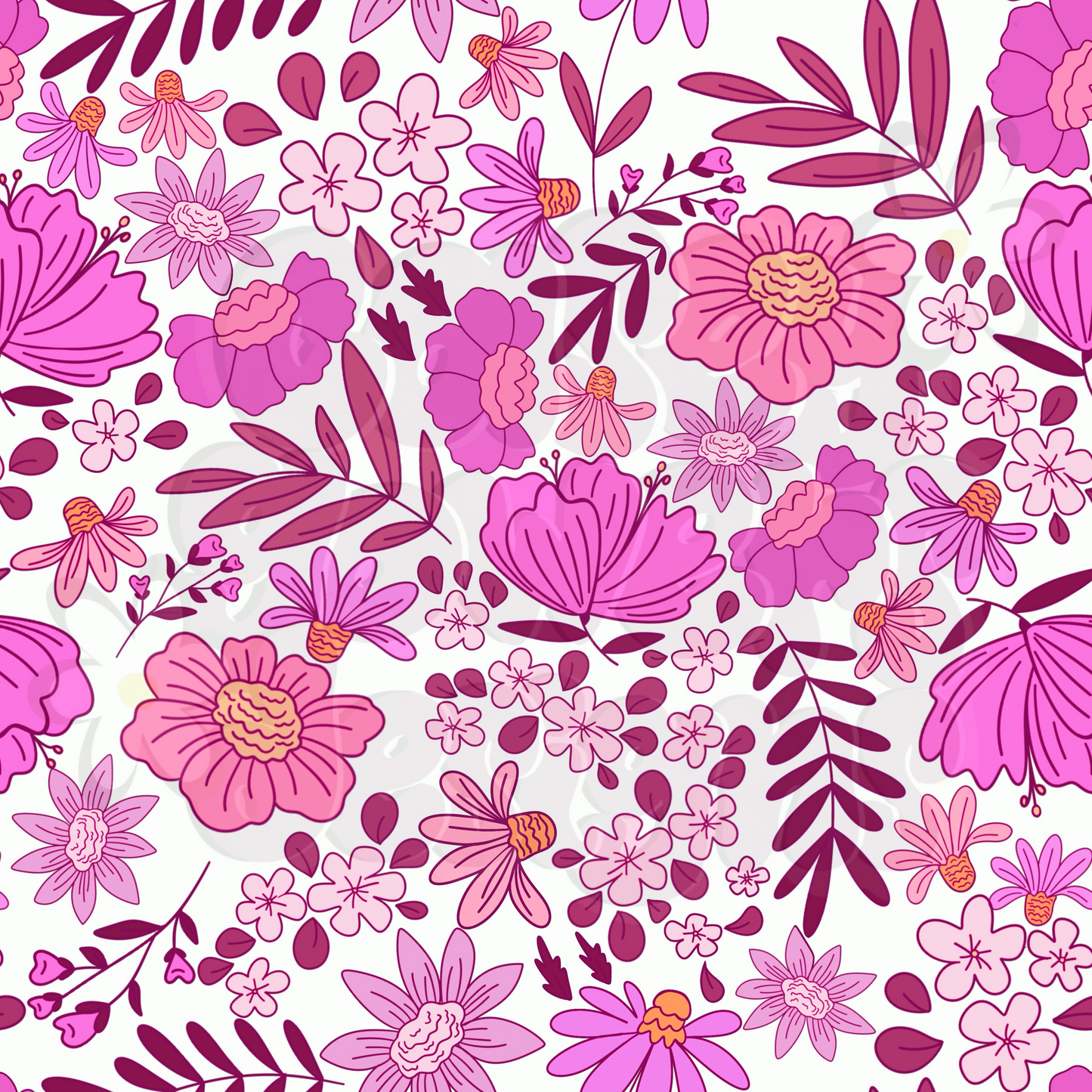 ROSEY BLOOMS SEAMLESS