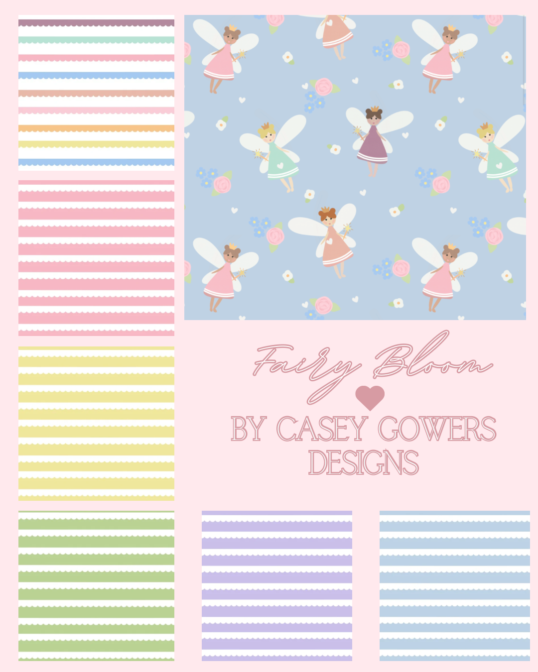 FAIRY BLOOMS SEAMLESS SET