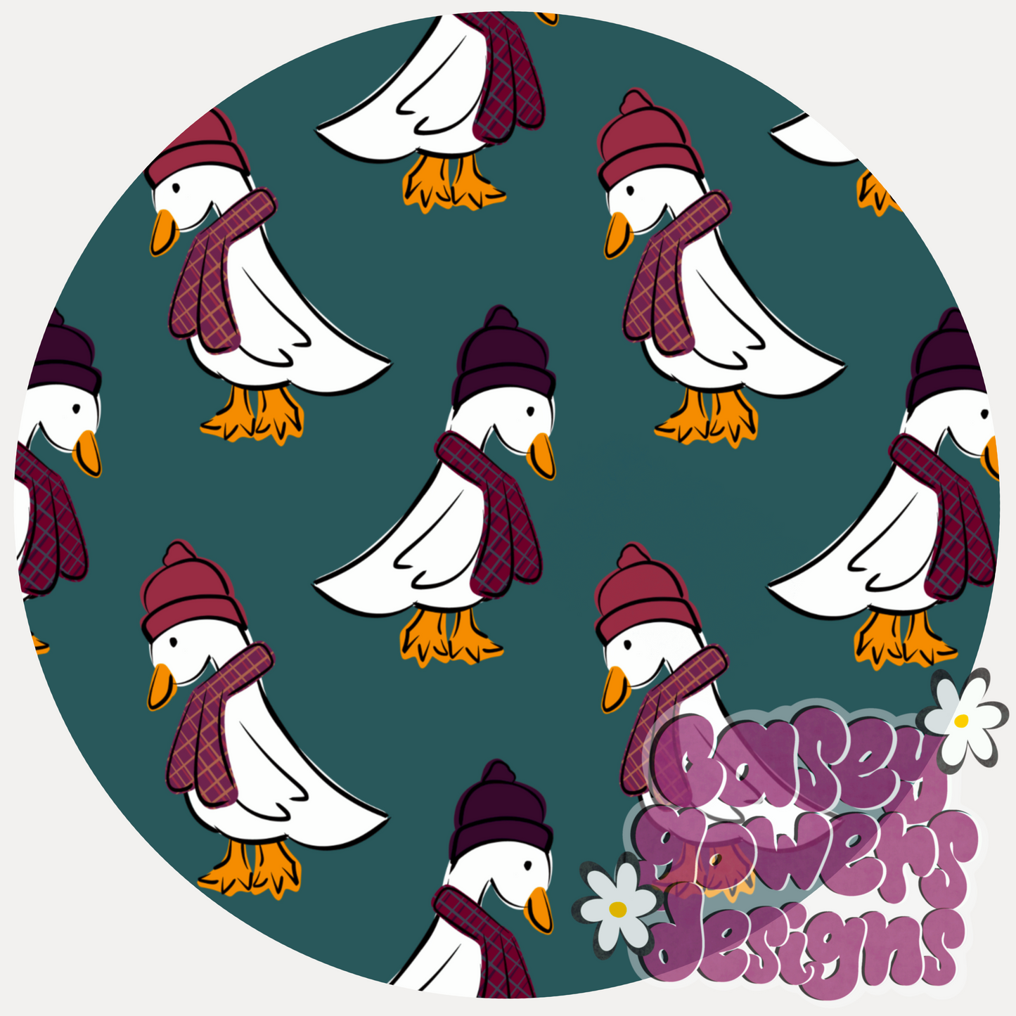 CHILLY DUCK GIRL SEAMLESS