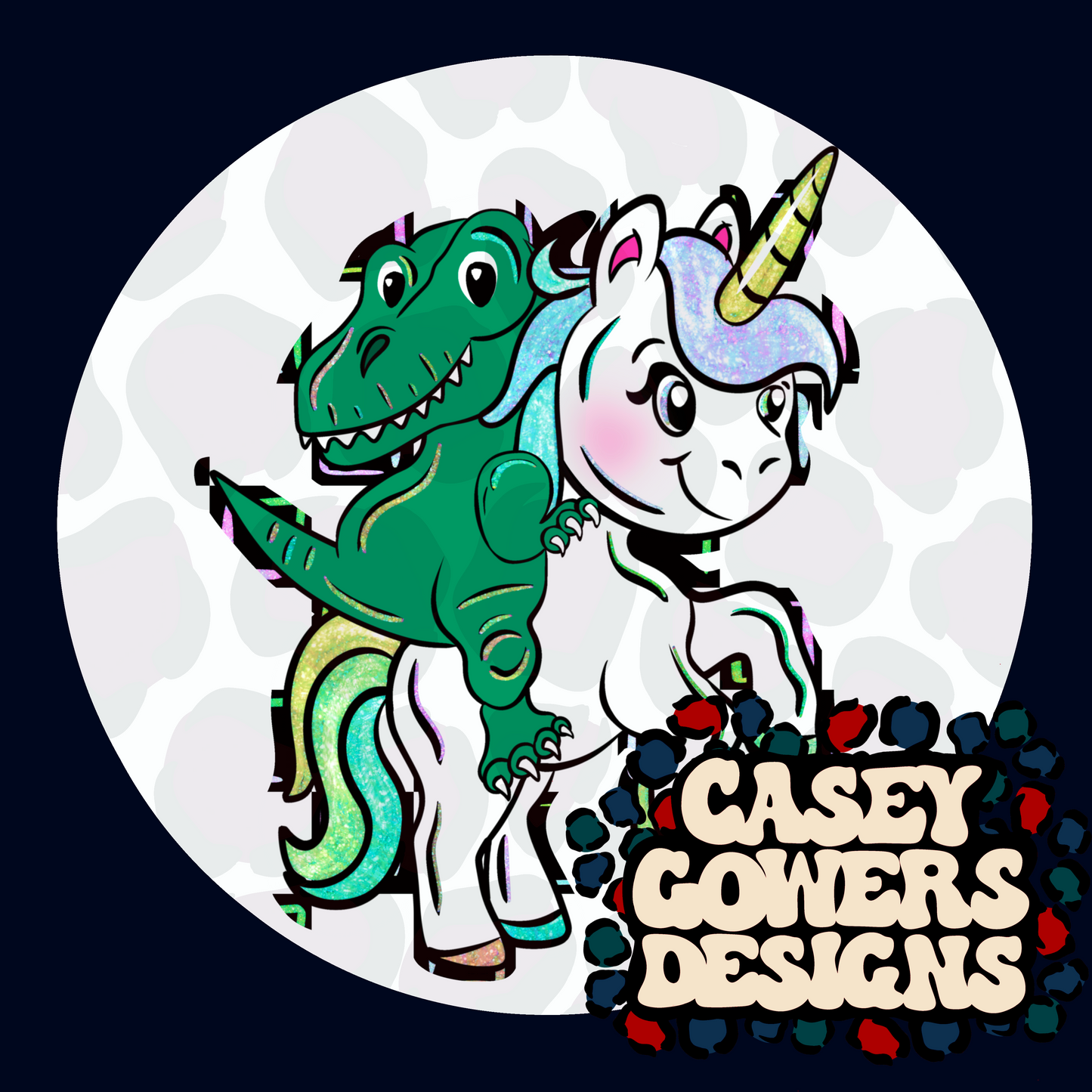 GIDDY UP TREX SEAMLESS and PNG