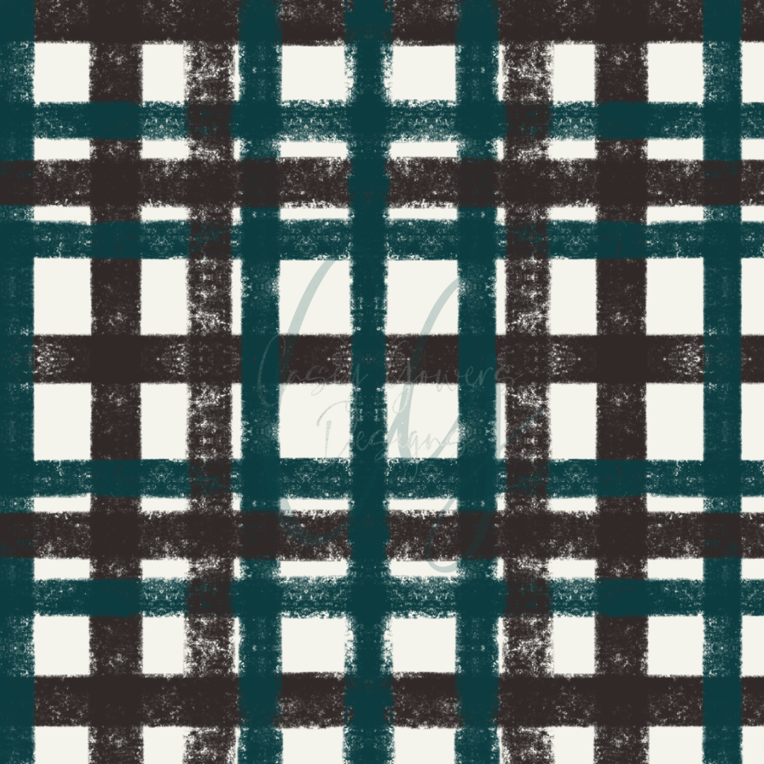 MATCHY MONDAY PENGUINS AND PLAID SEAMLESS SET