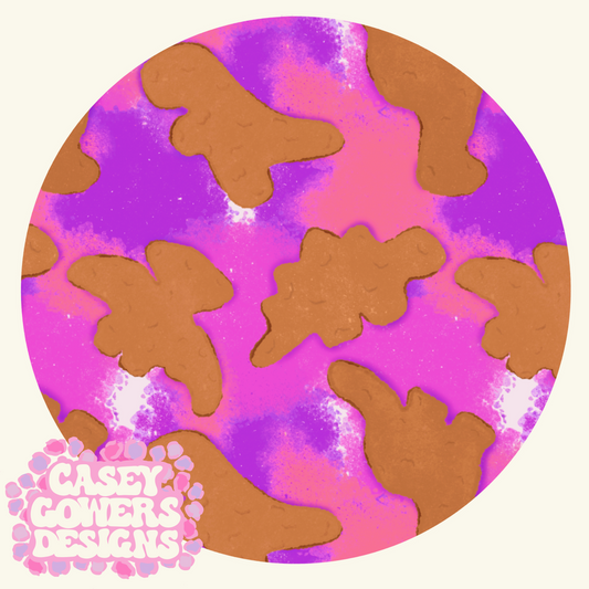 DINO NUGGIES PINK SEAMLESS