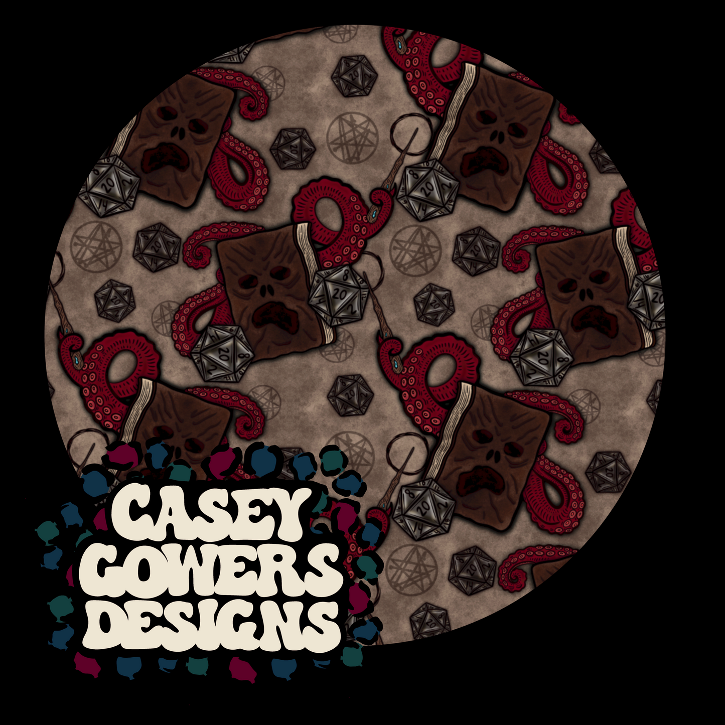 HEXTOBER DAY 3 SEAMLESS & PNG SET