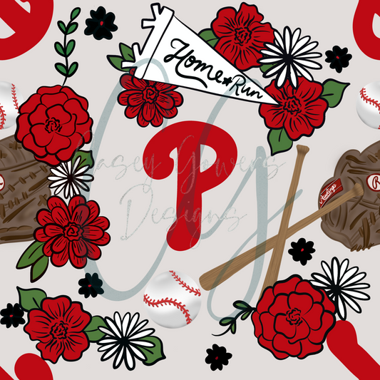 FLORAL PHILLIES SEAMLESS