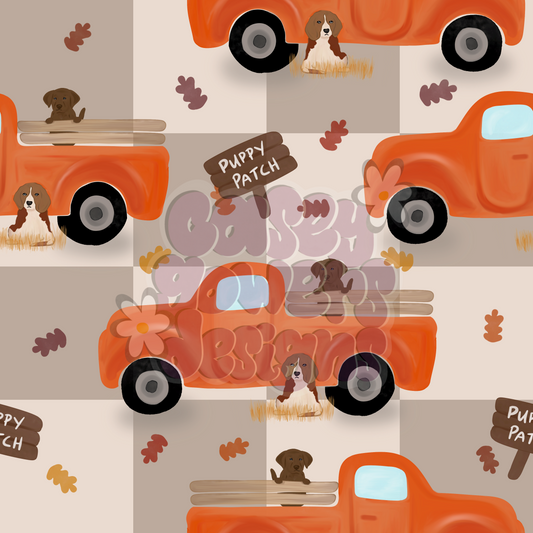 PUPPY PATCH SEAMLESS