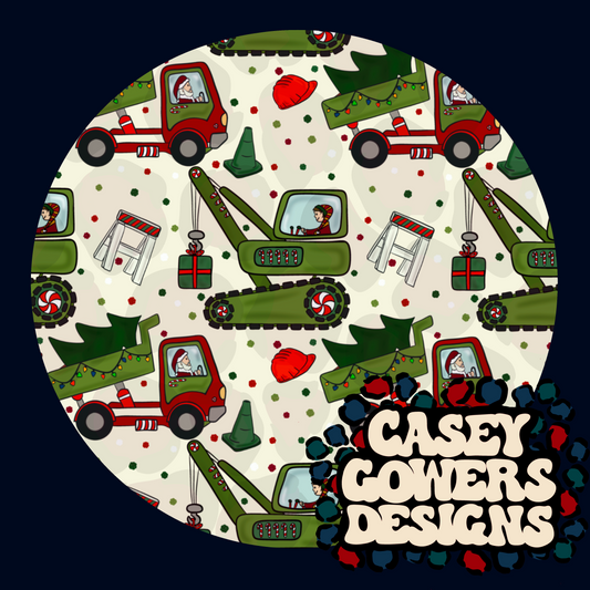 CHRISTMAS CONSTRUCTION SEAMLESS