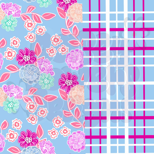 BLOOMIN PRETTY FLORAL SEAMLESS SET