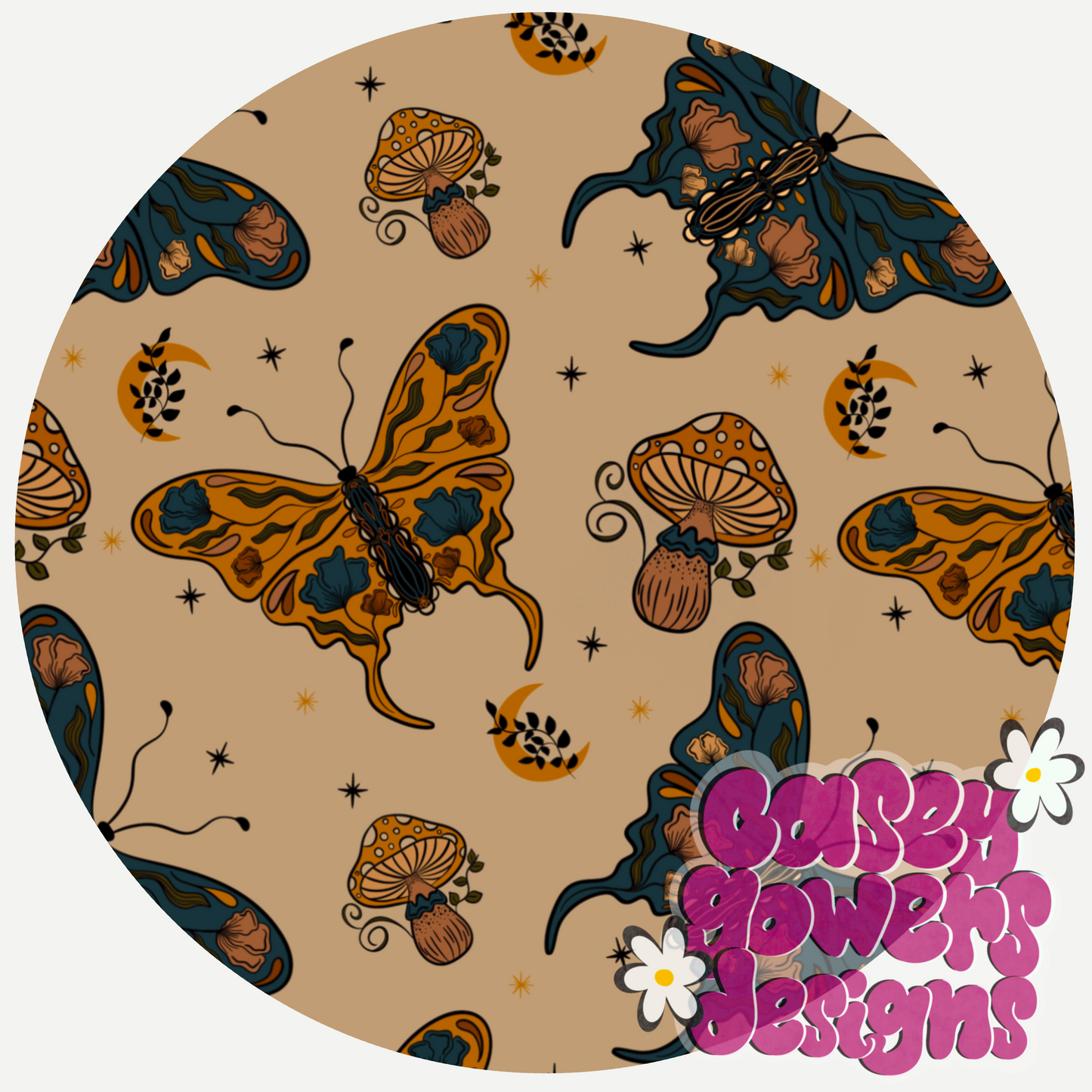 BOHO BUTTERFLY TEAL