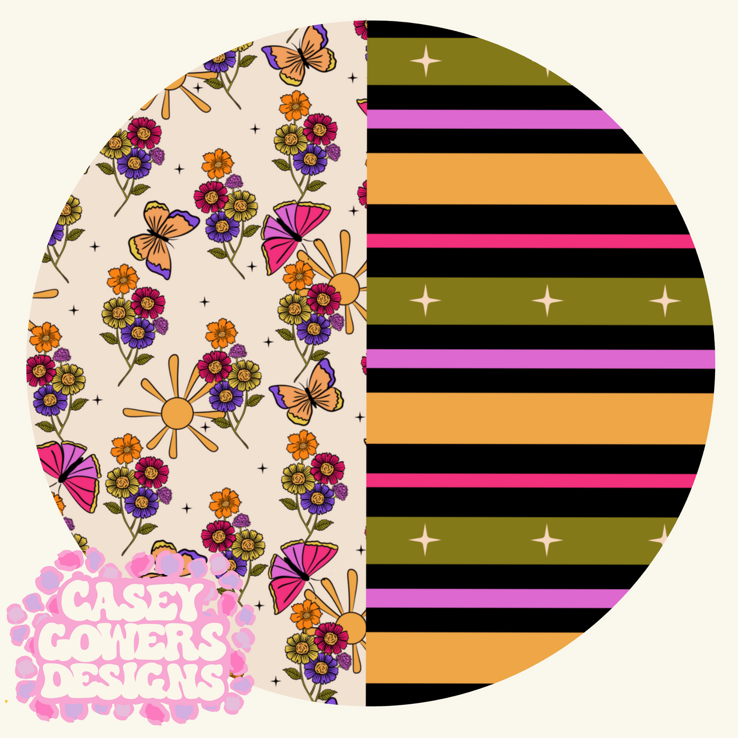 BOHO SUMMER BUTTERFLY SEAMLESS SET
