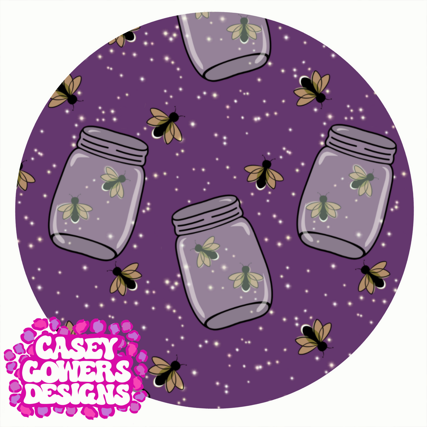 FIREFLY PURPLE SEAMLESS AND PNG