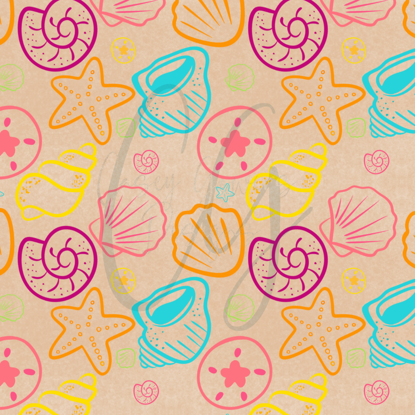 BEACHY SHELL SEAMLESS