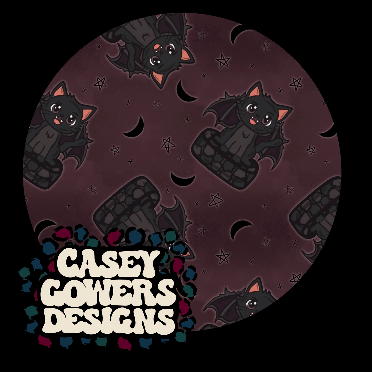 HEXTOBER DAY 2 DARK SEAMLESS & PNG SET