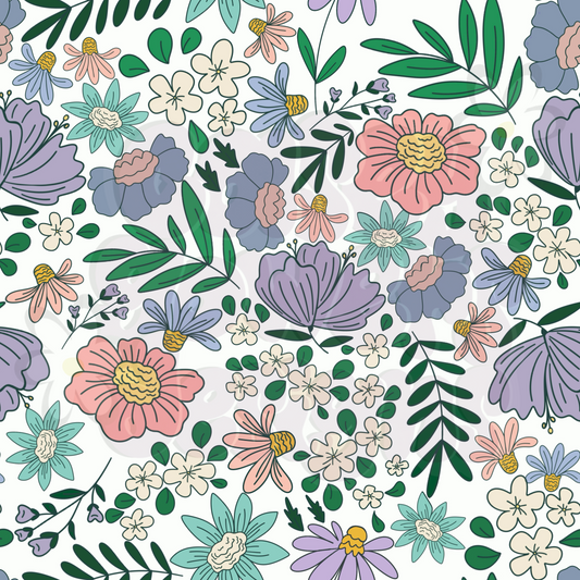 DAILY BLOOMS SEAMLESS