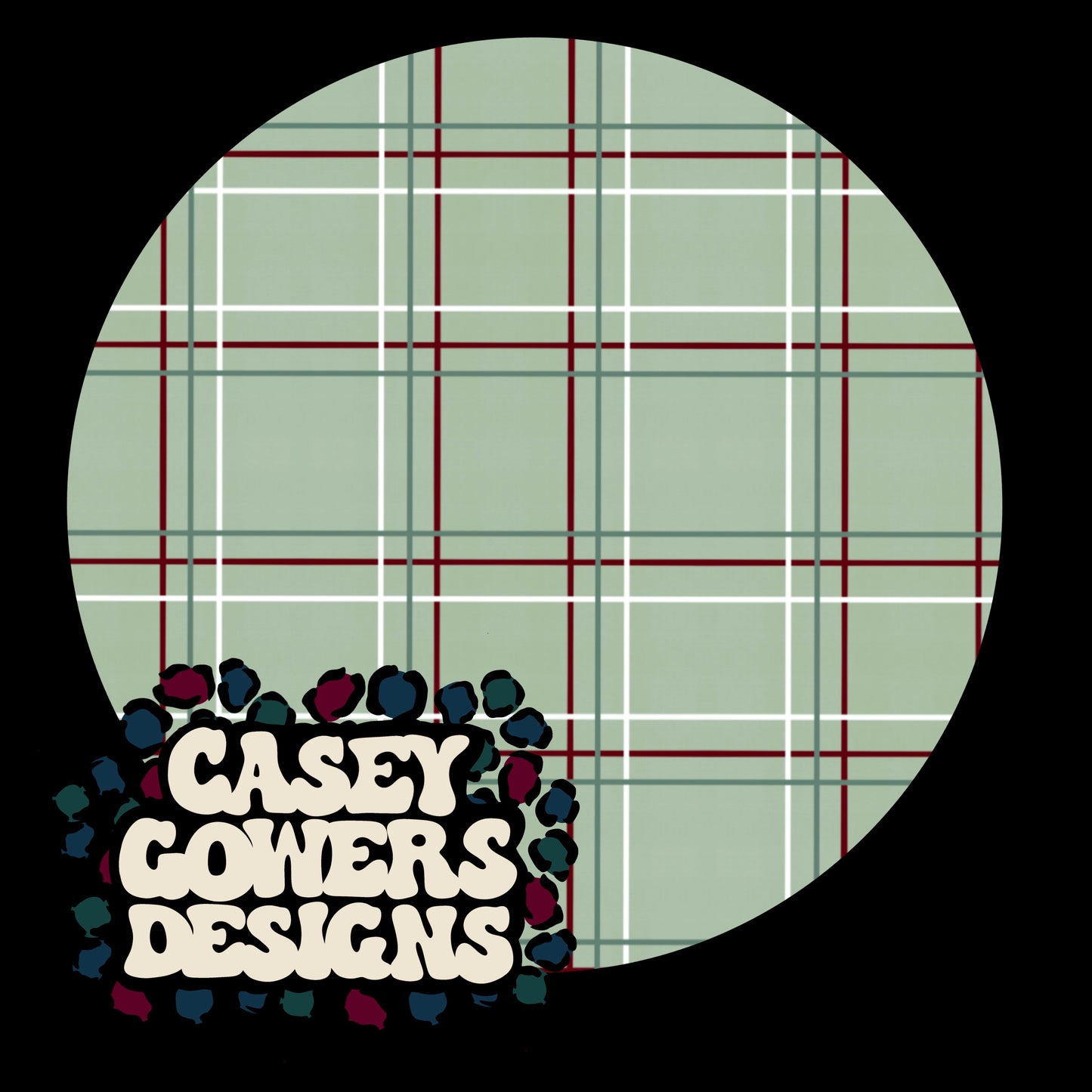 SAGE HOLLY COQUETTE AND BONUS PLAID COORD SEAMLESS SET