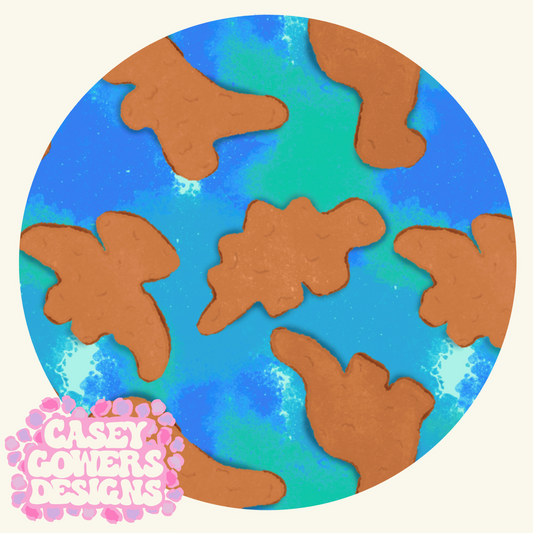DINO NUGGIES BLUE SEAMLESS