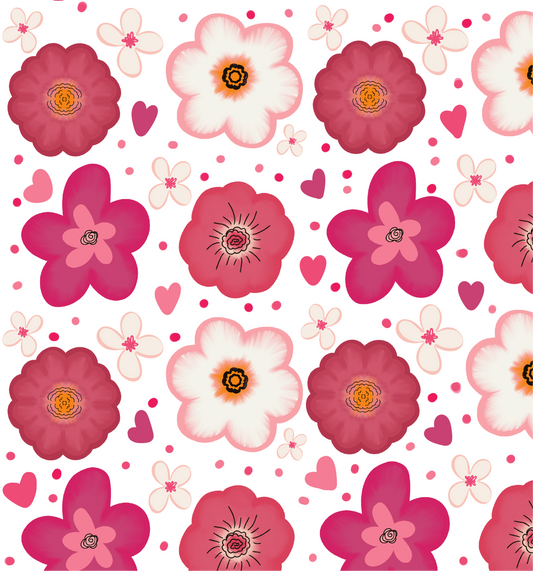 PETAL PINK FLORAL SEAMLESS