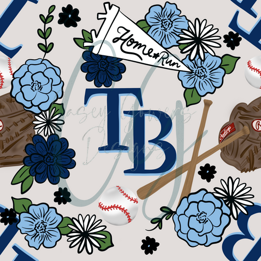 FLORAL RAYS SEAMLESS