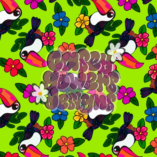 TOUCAN SEAMLESS GREEN