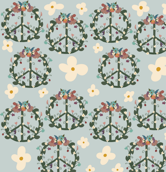 PEACE PETAL BLUE