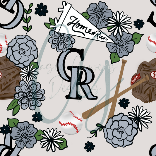 FLORAL ROCKIES SEAMLESS