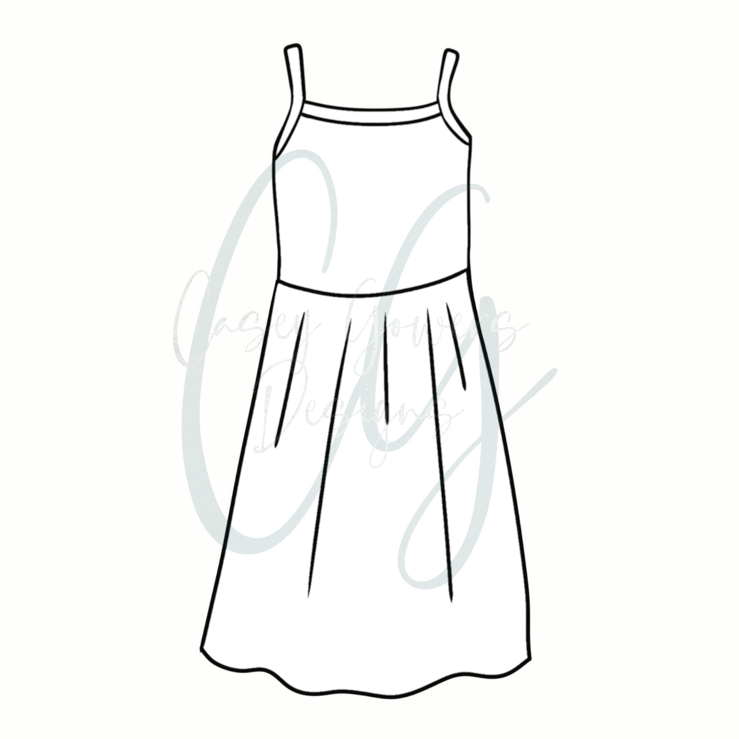 Cami dress mock up