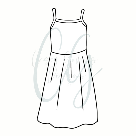 Cami dress mock up