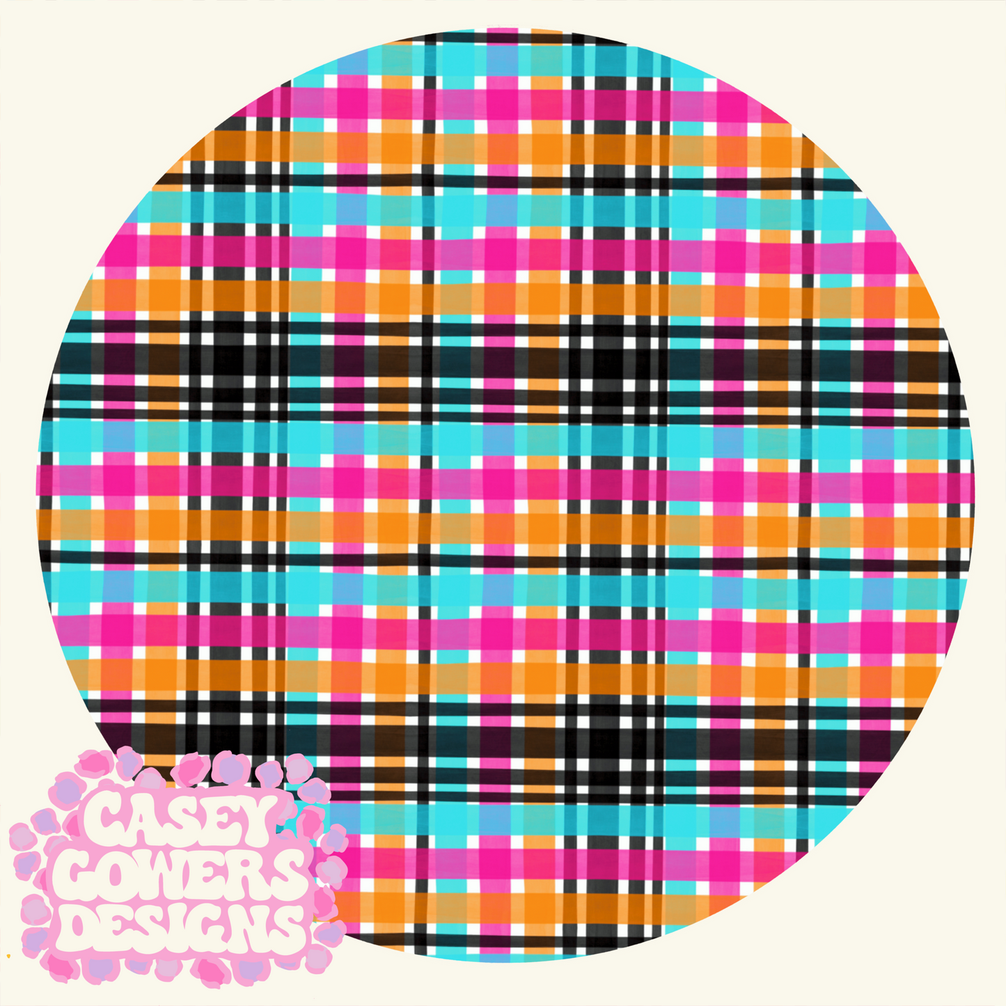 SWIM SAFE PLAID SEAMLESS