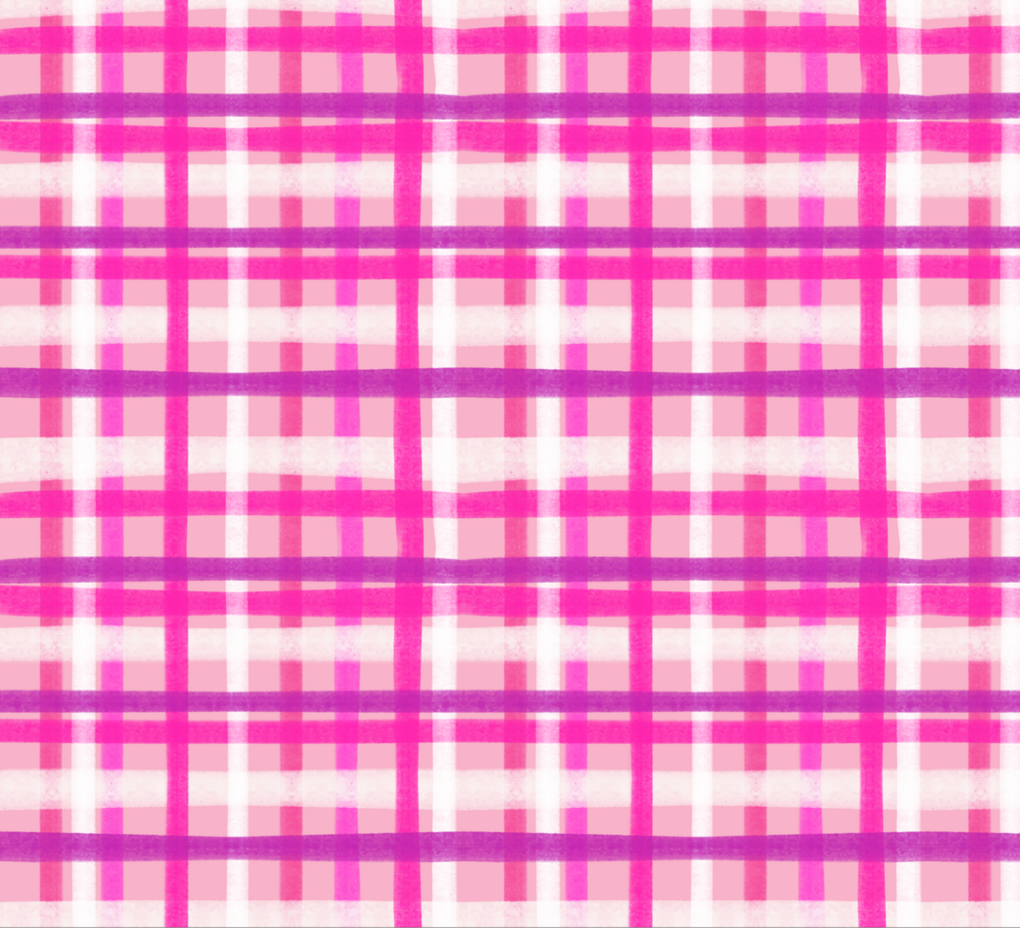 FUSCHIA VALENTINE PLAID SEAMLESS