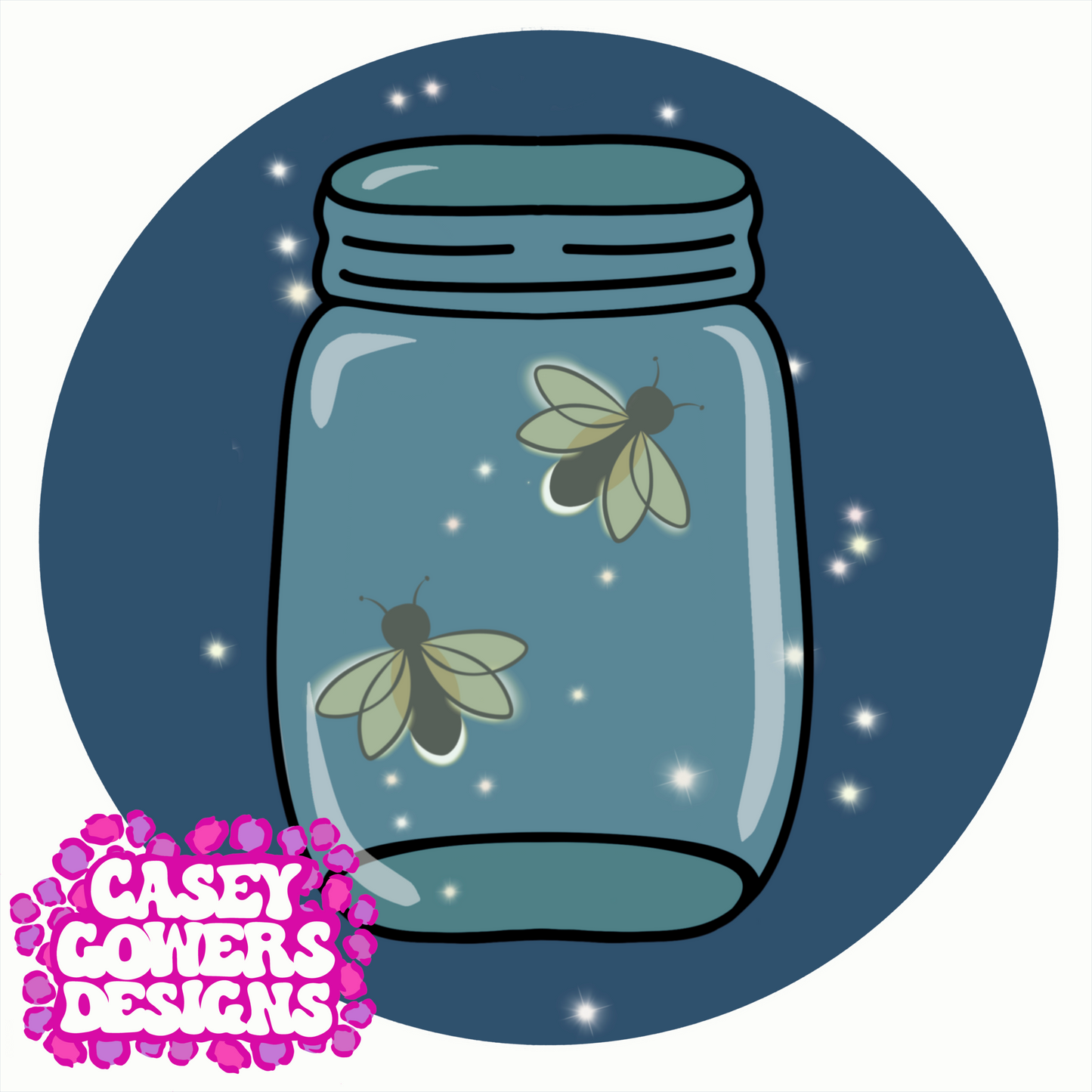 FIREFLY BLUE SEAMLESS AND PNG