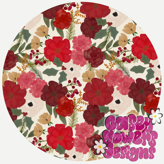 HOLIDAY BOUQUET SET SEAMLESS