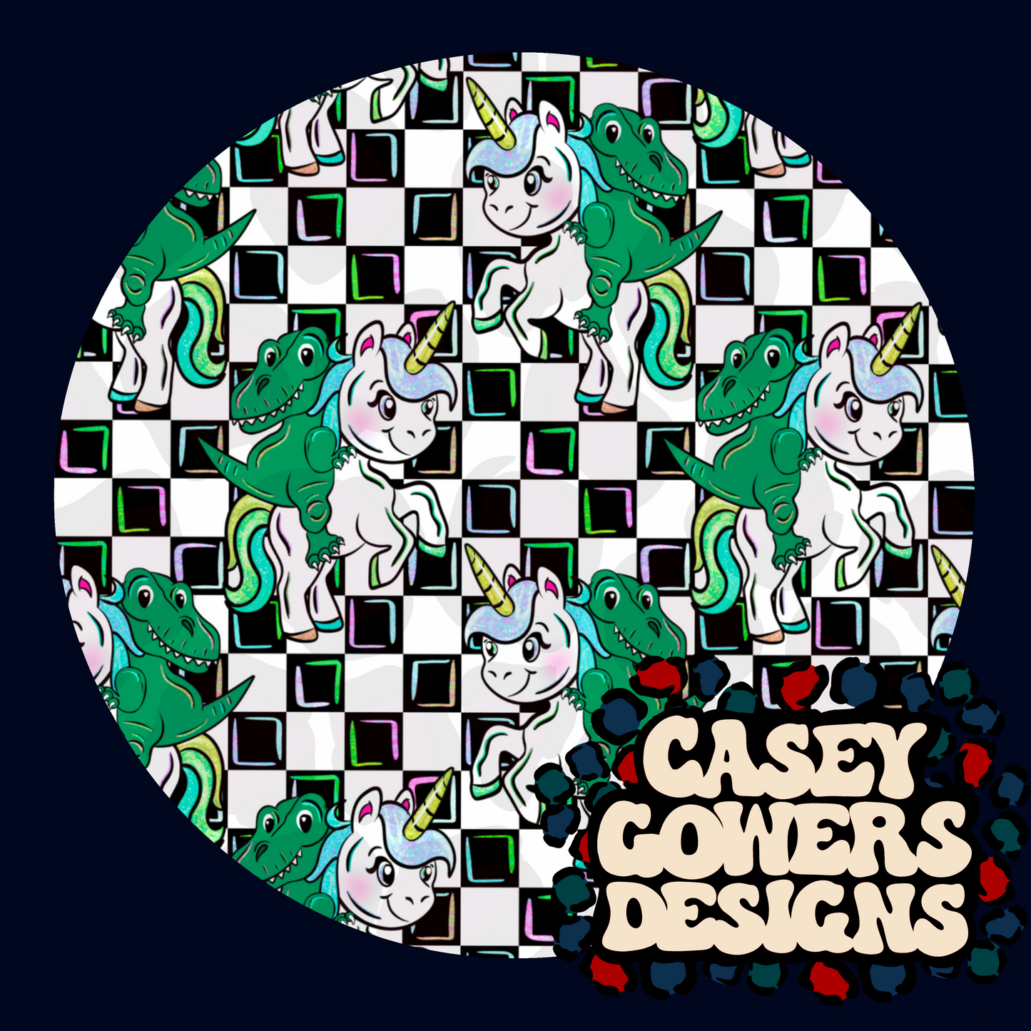 GIDDY UP TREX SEAMLESS and PNG