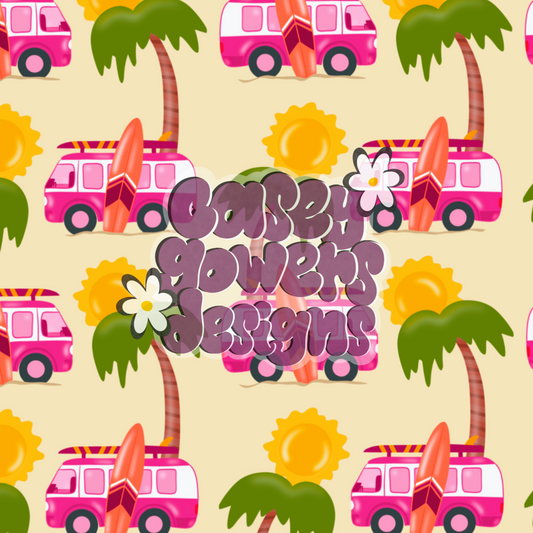 SURF AND SAND PINK SEAMLESS SET