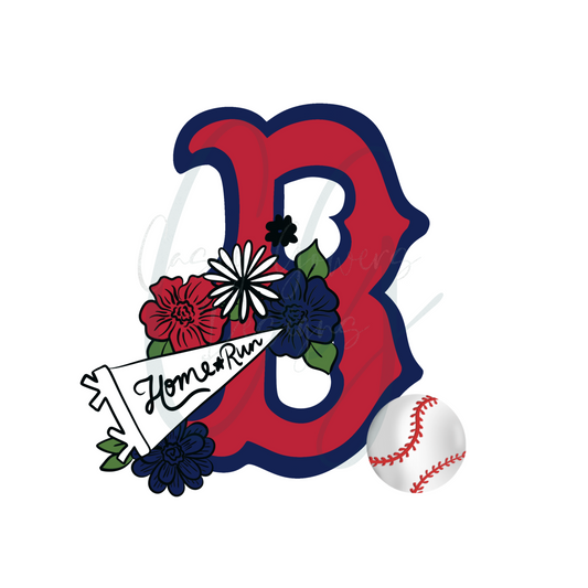 FLORAL RED SOX PNG