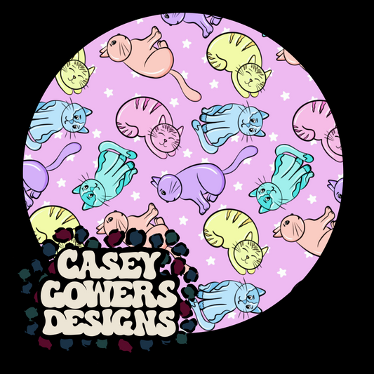 SPRING KITTIES SEAMLESS