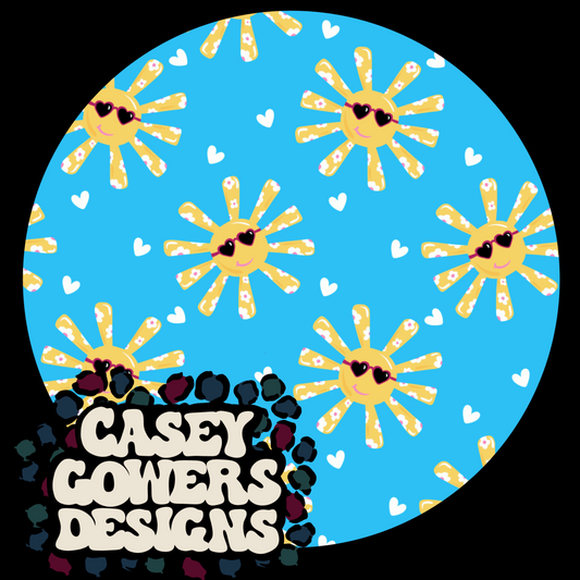 RAYS IN SHADES AQUA SEAMLESS