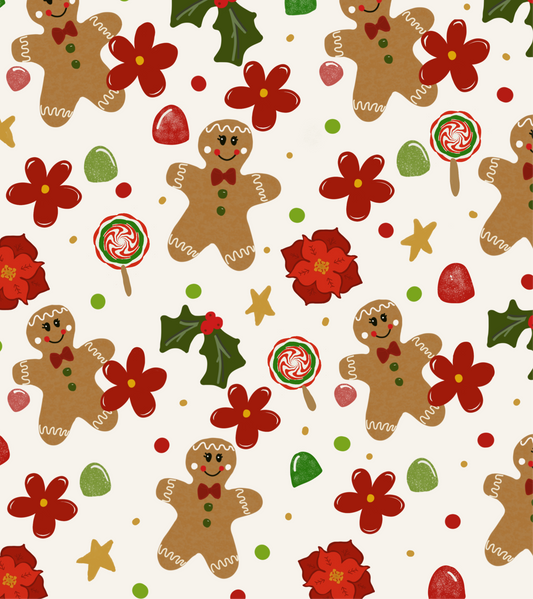 GINGERBREAD GUMDROP SEAMLESS